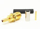 Female Straight SMA RF Coaxial Connector Gold Plated Crimping Cable Connector
