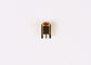 Male Plug MCX RF Connector Brass Cable Coaxial Connector For PCB Mount