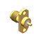 Gold Plated Brass Flange Mount RF Coaxial Connector Female SMA