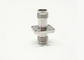 MMW 1.85mm Female to Female 4-hole Flange Straight Stainless Steel RF Adapter