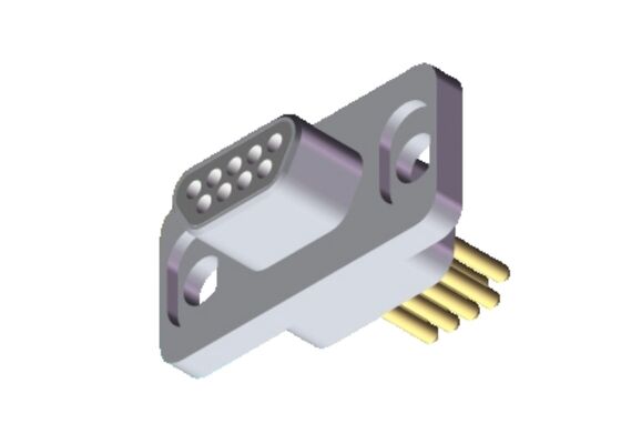Micro Rectangle MDM D Sub 9 Pins Connector Hermetic Sockets