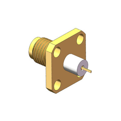 Miniature Size SMA RF Connector Coaxial Cable Connectors for Communication