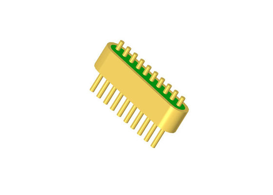 10 Pin Hermetic DC Multi-pin Header Gold Wire Bonding Surface With Straight Cut Tip JMC-1988-JH