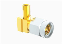 2.92mm K Male Right Angle Coax Connector Stainless Steel for 2# Semi-Flex mmW Cable