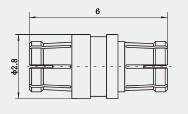 Optimal Signal Reliability Brass SSMP Female to Female Gold Plated Straight RF Connector/Adapter