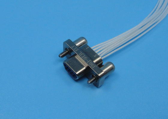 ELT J30J 9 Pin Micro-D Rectangular Plug Connector with 200mm AFR250 Cable