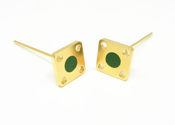 4 Holes Flange Glass To Metal Seal Connectors 1 Pin With High Stability JMC-1557