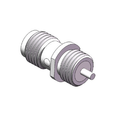 50Ohm Nickel Plating Bulkhead Female Jack Straight SMA Connector