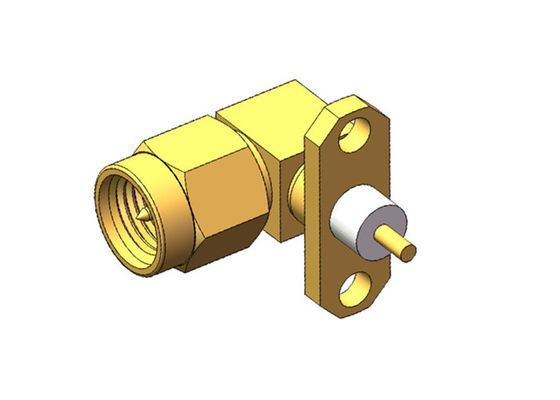 निकला हुआ किनारा माउंट नर एंटीना 2 छेद एसएमए आरएफ कनेक्टर