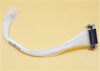 15 पिन स्वर्ण चढ़ाना J30J माइक्रो आयत कनेक्टर वायर लंबाई 50cm/500mm के साथ पुरुष प्लग इलेक्ट्रॉनिक्स उद्योग के लिए उपयोग